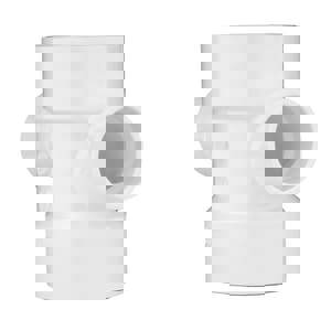 3X3X1-1/2X1-1/2 PVC DWV DBL SAN TEE